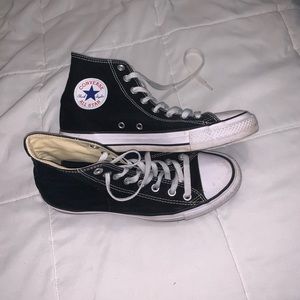 black high top converse